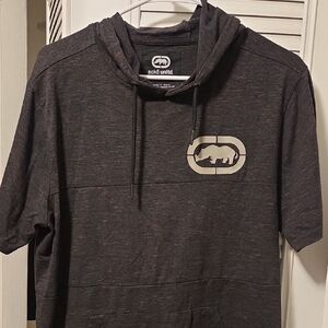 Ecko Unlimited Black and Red Graphic Tee